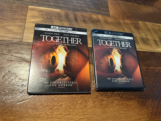 Together (4K Ultra HD/Blu ray, Neon, Slipcover, Alison Brie, NEW)