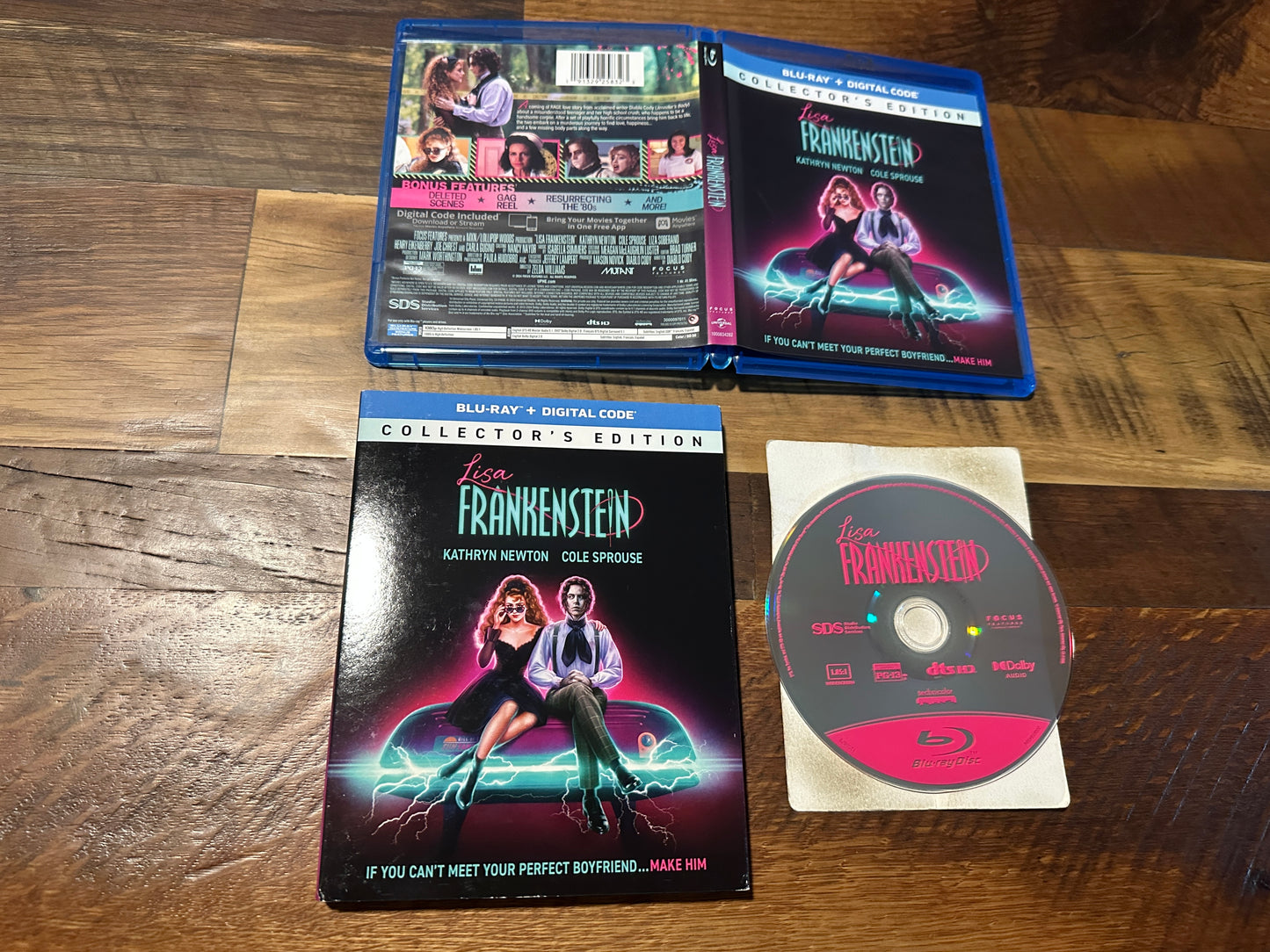 Lisa Frankenstein (Blu ray, Collector’s Edition, Slipcover, No Digital)