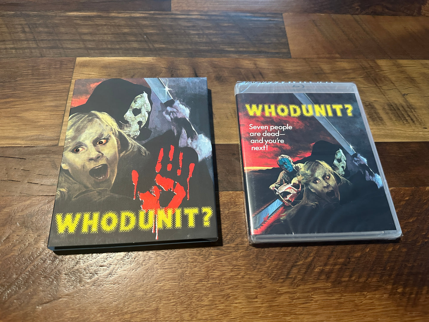 Whodunit (Blu ray, Vinegar Syndrome, Slipcover, 80’s Horror, NEW)