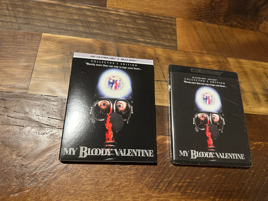 My Bloody Valentine (4K Ultra HD/ Blu ray, Scream Factory, Slipcover, NEW)
