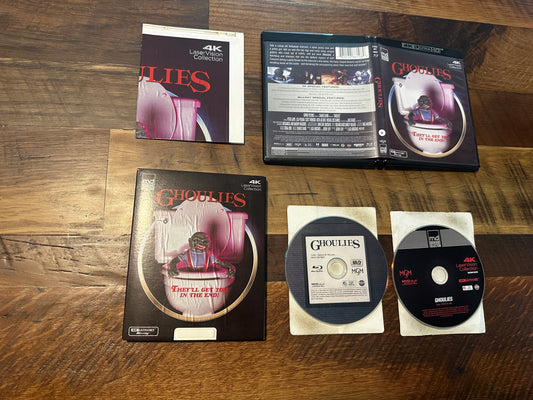 Ghoulies (4K Ultra HD, MVD Visual, Slipcover, 80’s Horror Classic)