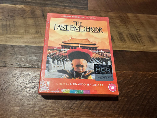 The Last Emperor (4K Ultra HD, Arrow Video, Region B,Limited Ed, NEW)
