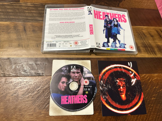 Heathers (Blu-ray, Arrow Video, Special Edition, Region B, 2002 Classic)