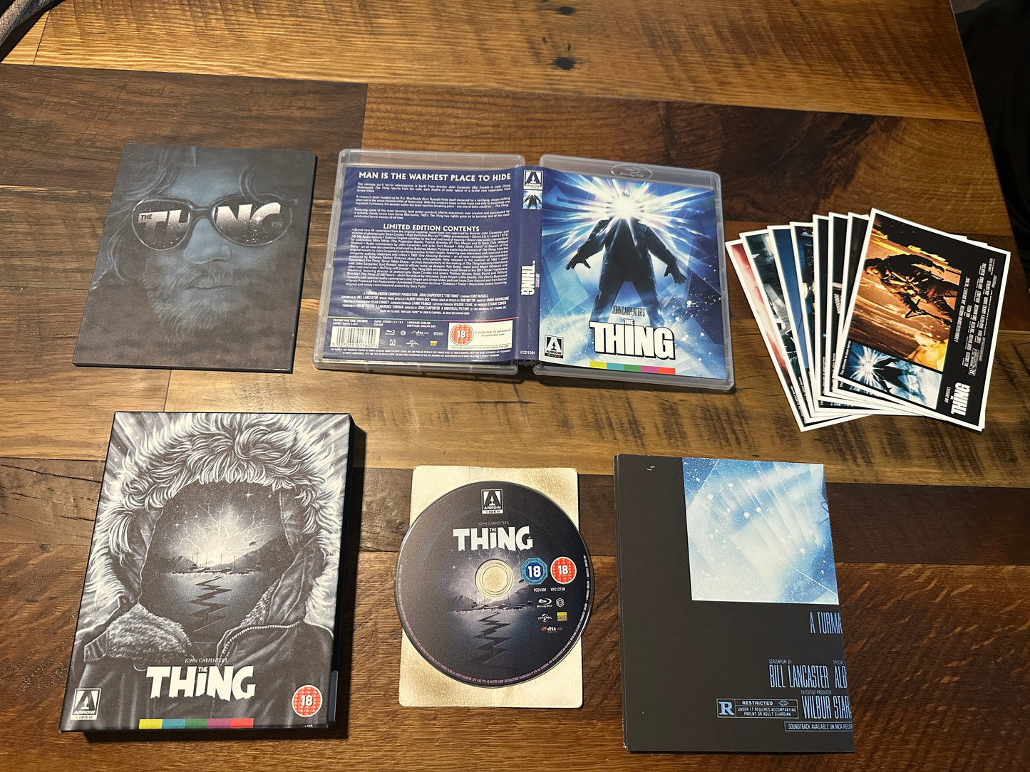 The Thing (Blu ray, Arrow Video, Limited Edition, Region B, Poster)
