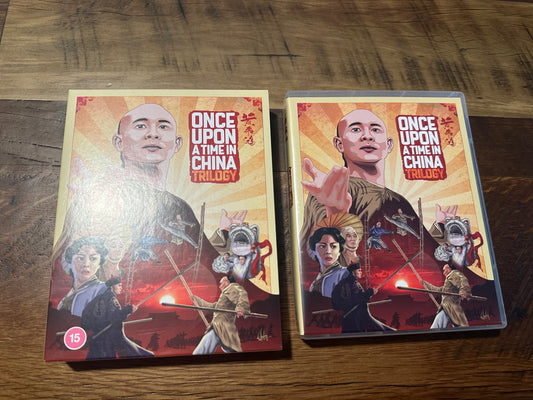 Once Upon A Time In China Trilogy Blu ray*Eureka-Region B*Slipcover*Special Ed-