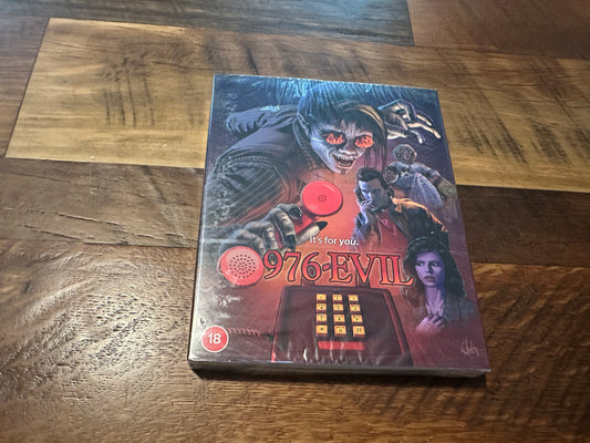 976 Evil (Blu Ray, Eureka, Region B, 80’s Classic, Slipcover, NEW/Sealed)