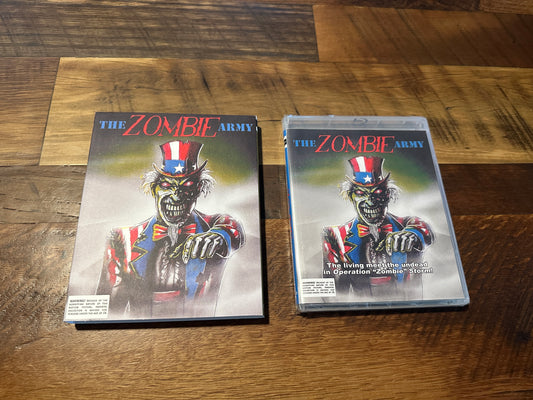 The Zombie Army (Blu ray, Vinegar Syndrome Partner Label, Slipcover, NEW)