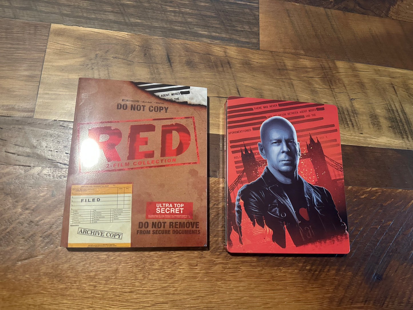 Red 2 Film Collection 4k Ultra HD/Blu ray-Lionsgate-Slipcover-No Digital