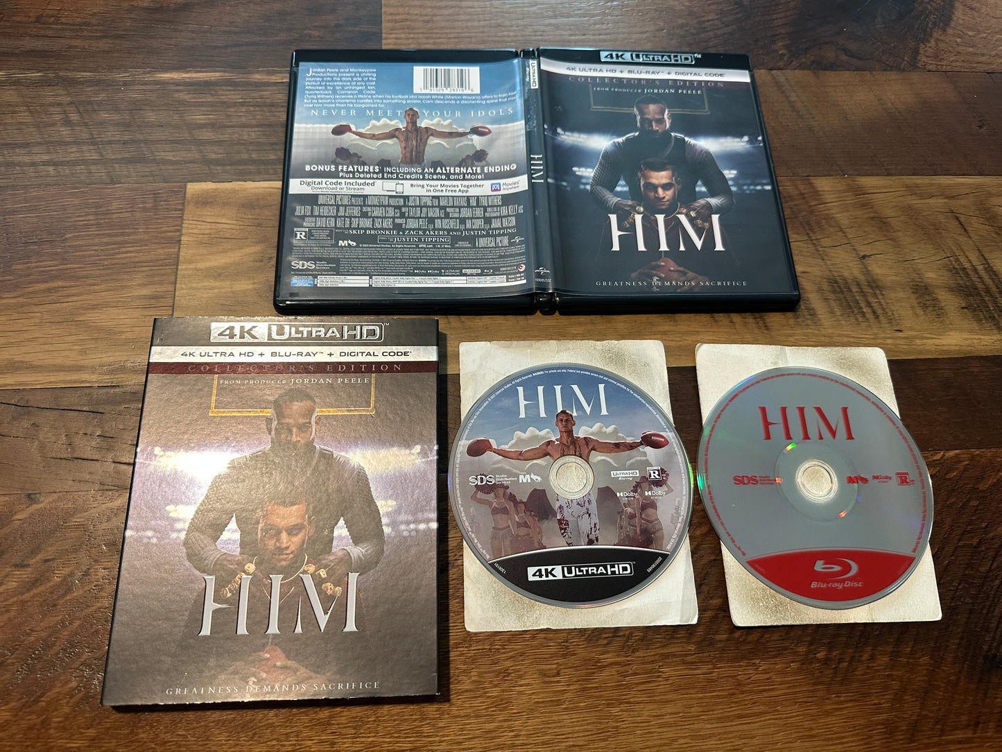 Him (4K Ultra HD/Blu ray, Universal, Slipcover, Collector’s Edition, No Digital)