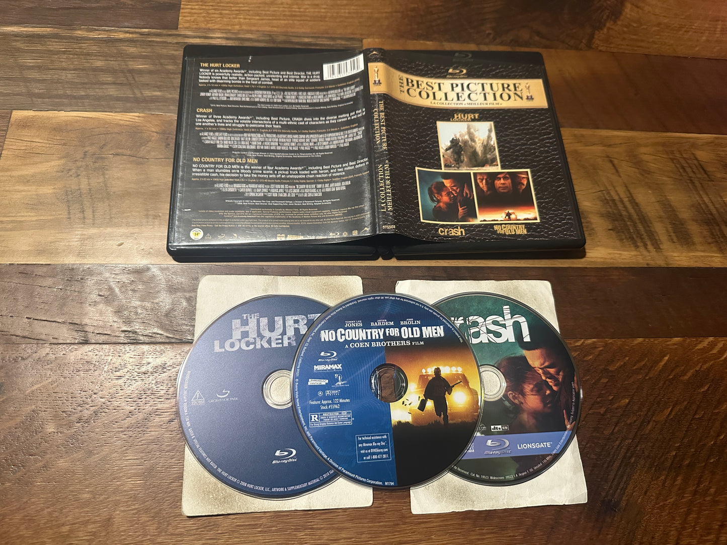 The Best Picture Collection (Blu ray, Alliance, 3 Movies, Hurt Locker)