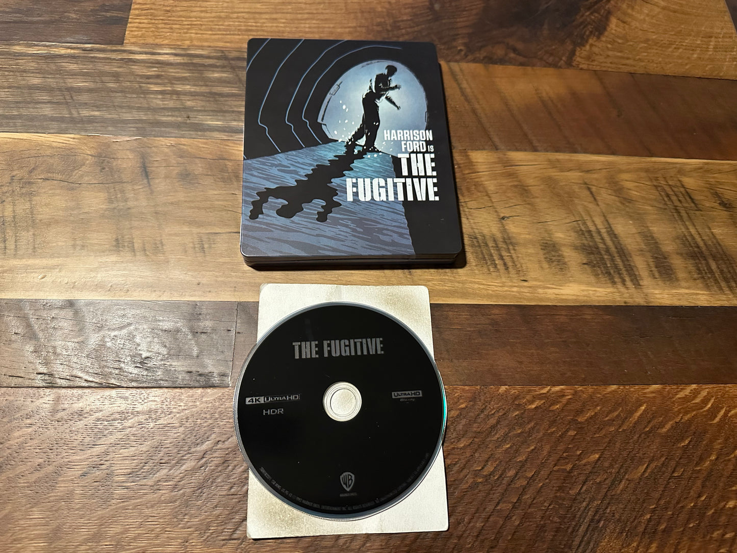 The Fugitive 4K Ultra HD-Warner Bros-Steelbook-Widescreen-No Digital