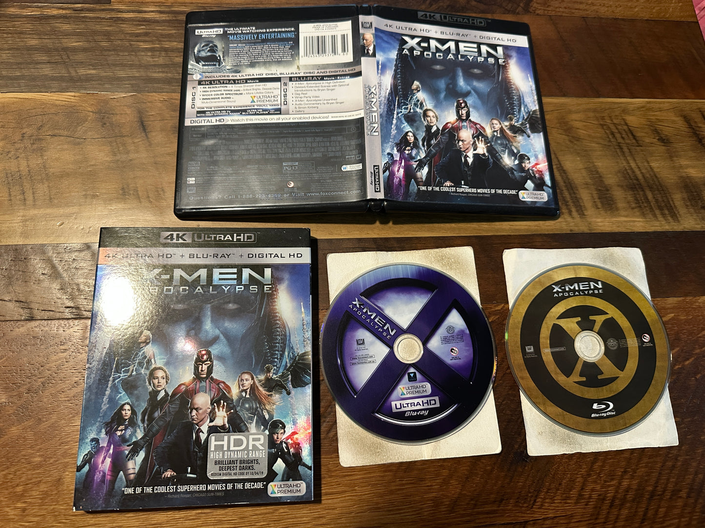 X-Men Apocalypse (4K Ultra HD/Blu ray, 20th Century Fox, Slipcover, No Digital)