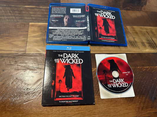 The Dark And The Wicked (Blu ray, RLJE Films, Slipcover, 2020 Horror)