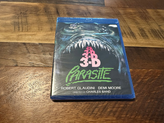 Parasite 3D (Blu ray, Kino Lorber, 80’s Horror, Demi Moore, NEW/Sealed)