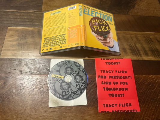 Election (Blu ray, Criterion Collection, 90’s Classic, Special Ed)
