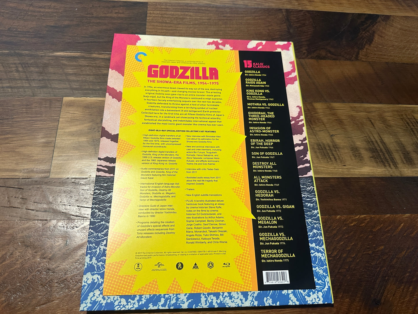 Godzilla The Showa-Era Films 1954-1975 Blu ray-Criterion Collection-