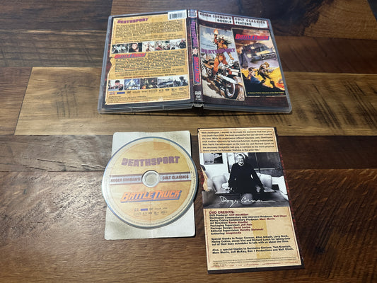 Deathsport And Battletruck DVD-Shout Factory-Roger Corman Cult Classic-