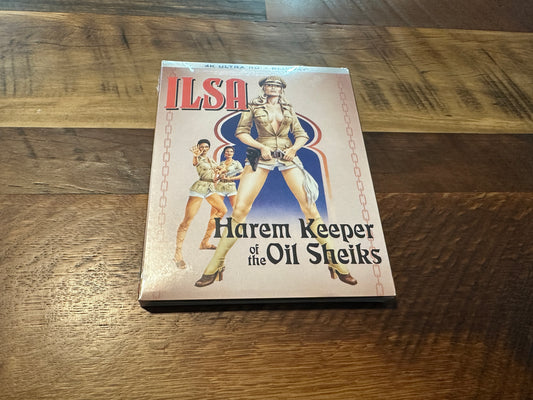 Ilsa Harem Keeper Of The Oil Sheiks (4K Ultra HD, Kino Lorber, Slipcover, NEW)