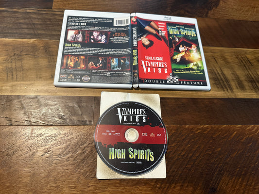 Vampire’s Kiss & High Spirits (Blu ray, Scream Factory, Double Feature)
