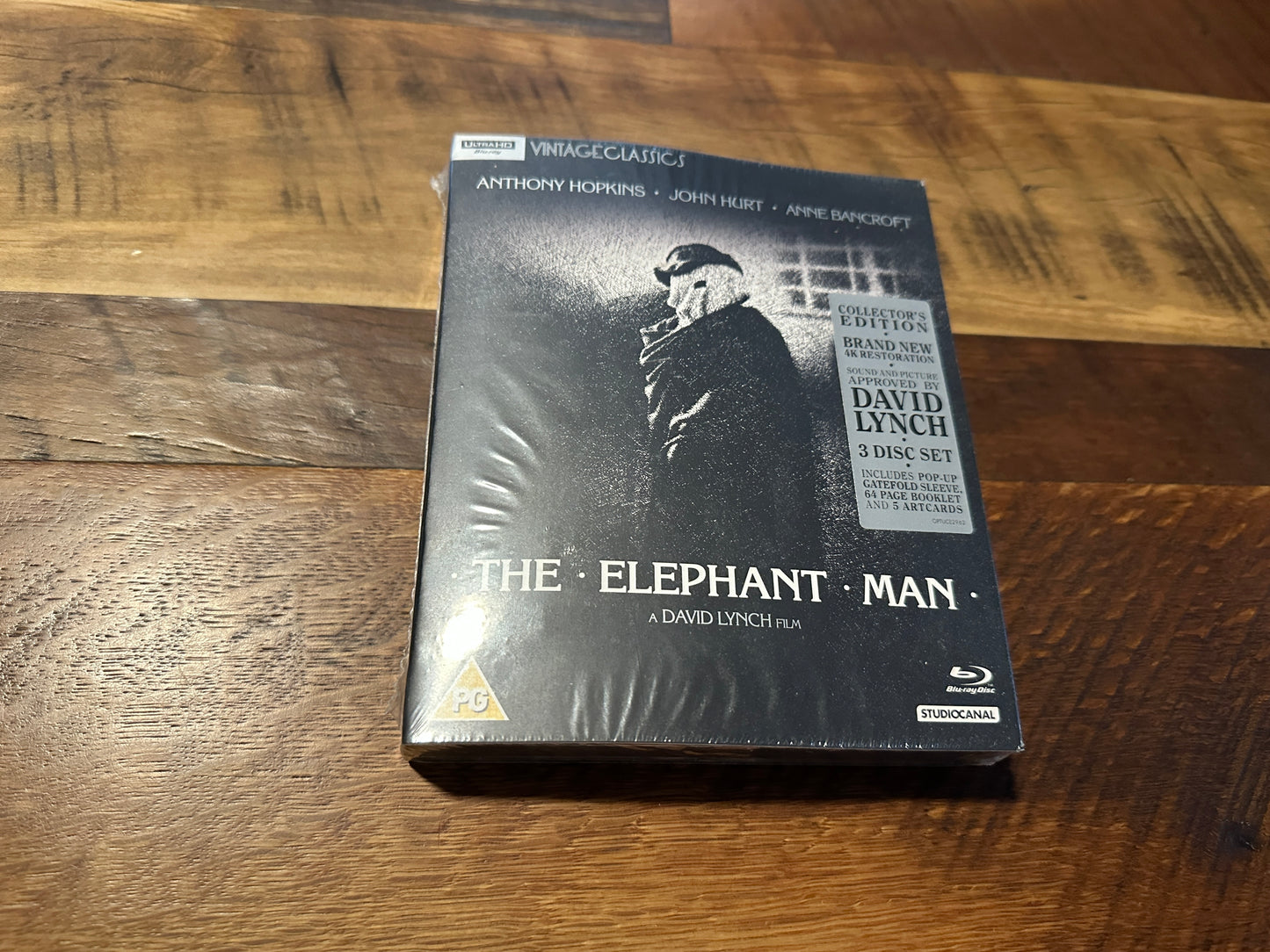 The Elephant Man (4K Ultra HD, Studiocanal, Collection Ed, 3 Disc, NEW)