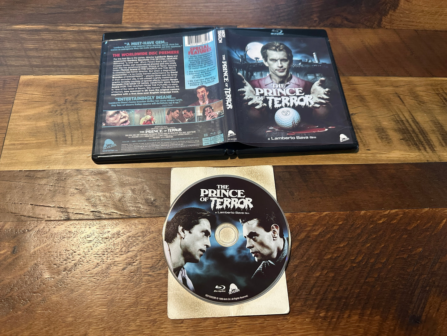 The Prince Of Terror (Blu ray, Severin Films, Lamberto Bava 80’s Classic)