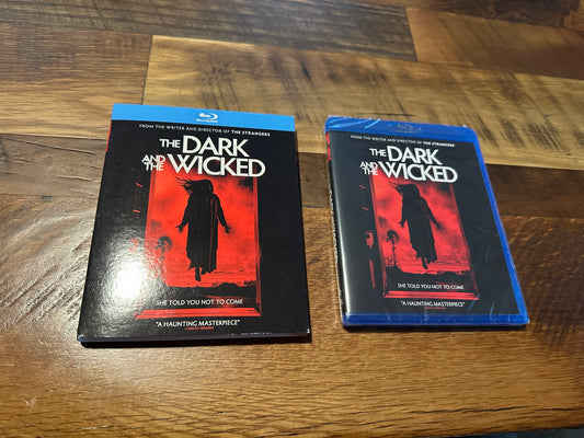 The Dark And The Wicked (Blu ray, RLJE Films, Slipcover, 2020 Horror, NEW)