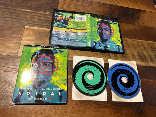 Spiral (4K Ultra HD/Blu ray, Lionsgate, 2 Disc, Slipcover, No Digital)
