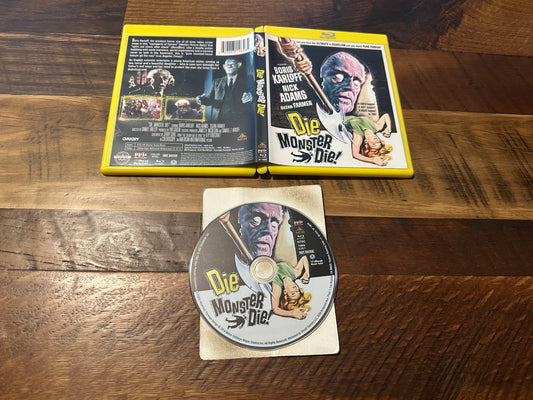 Die Monster Die (Blu ray, Scream Factory, 60’s Classic Horror, Widescreen)