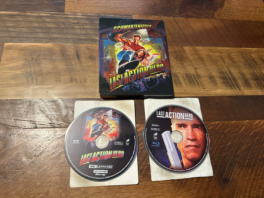 Last Action Hero (4k Ultra HD Steelbook, Sony Pictures, No Digital)