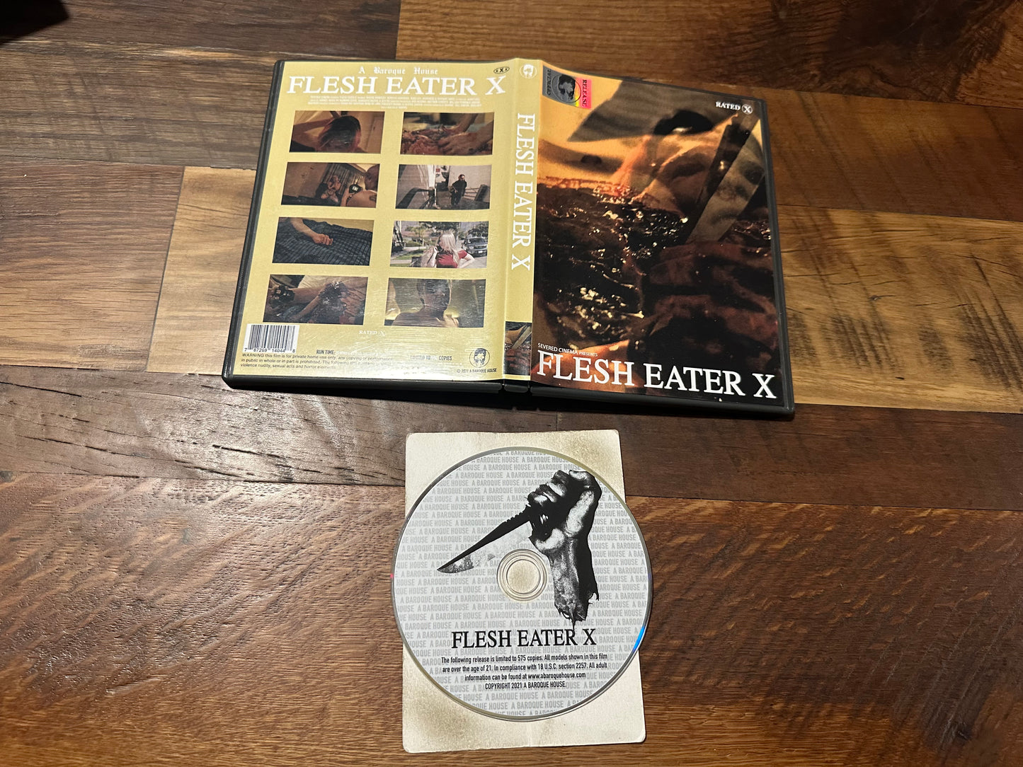 Flesh Eater X DVD-Baroque House-500 Made-Official Release-OOP