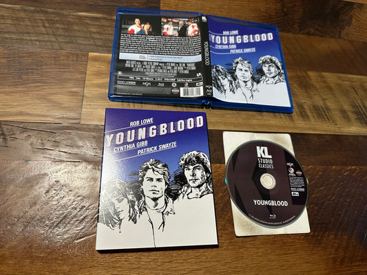 Youngblood (Blu ray, Kino Lorber, Rare Slipcover, Patrick Swayze Classic)