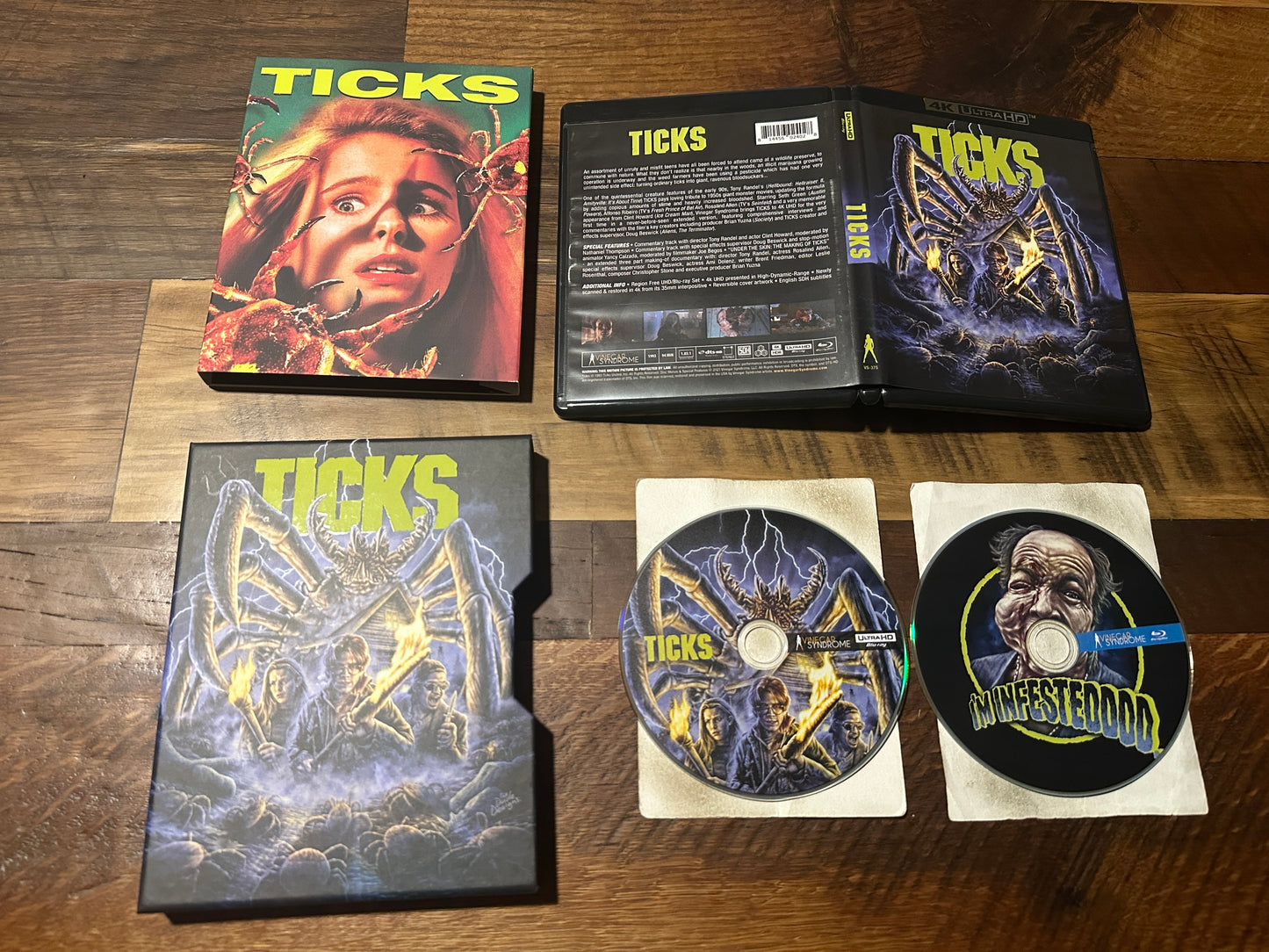 Ticks (4K Ultra HD, Vinegar Syndrome, Slipcover, 2 Disc Set, Ami Dolenz)