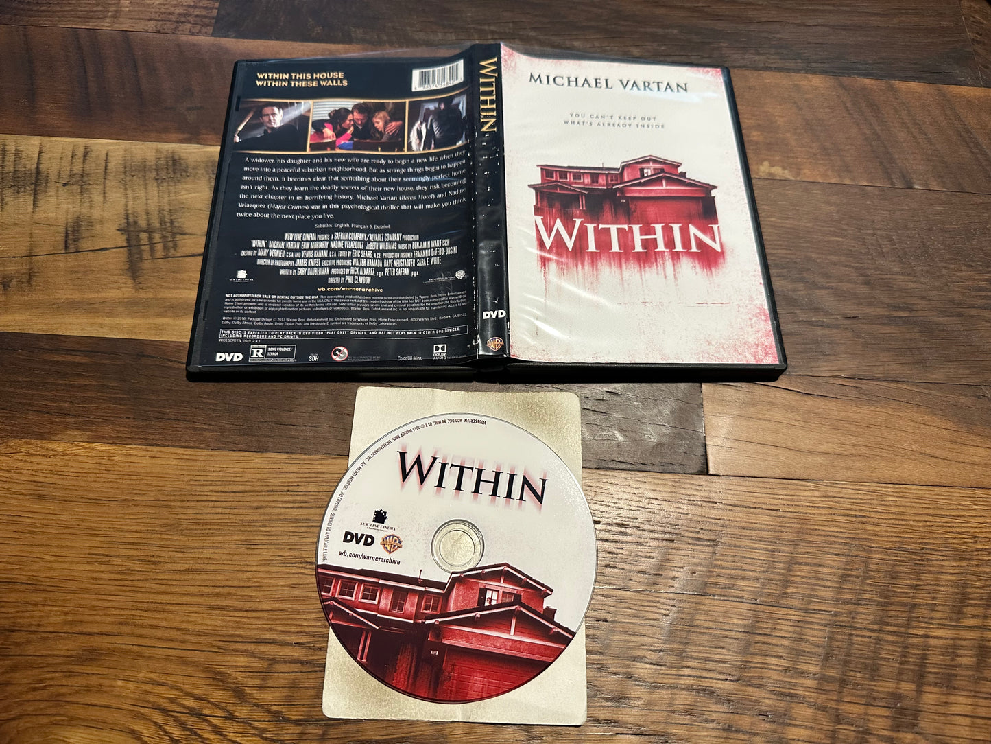 Within DVD-Warner Archive-Michael Vartan Classic-2016 Horror-