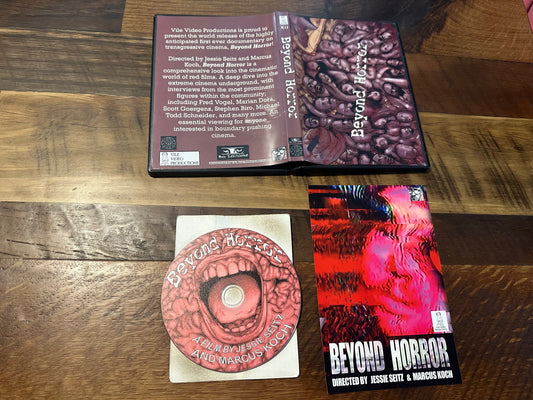 Beyond Horror DVD-R Vile Video Prod-Marcus Kosh Obscure Horror-Rare