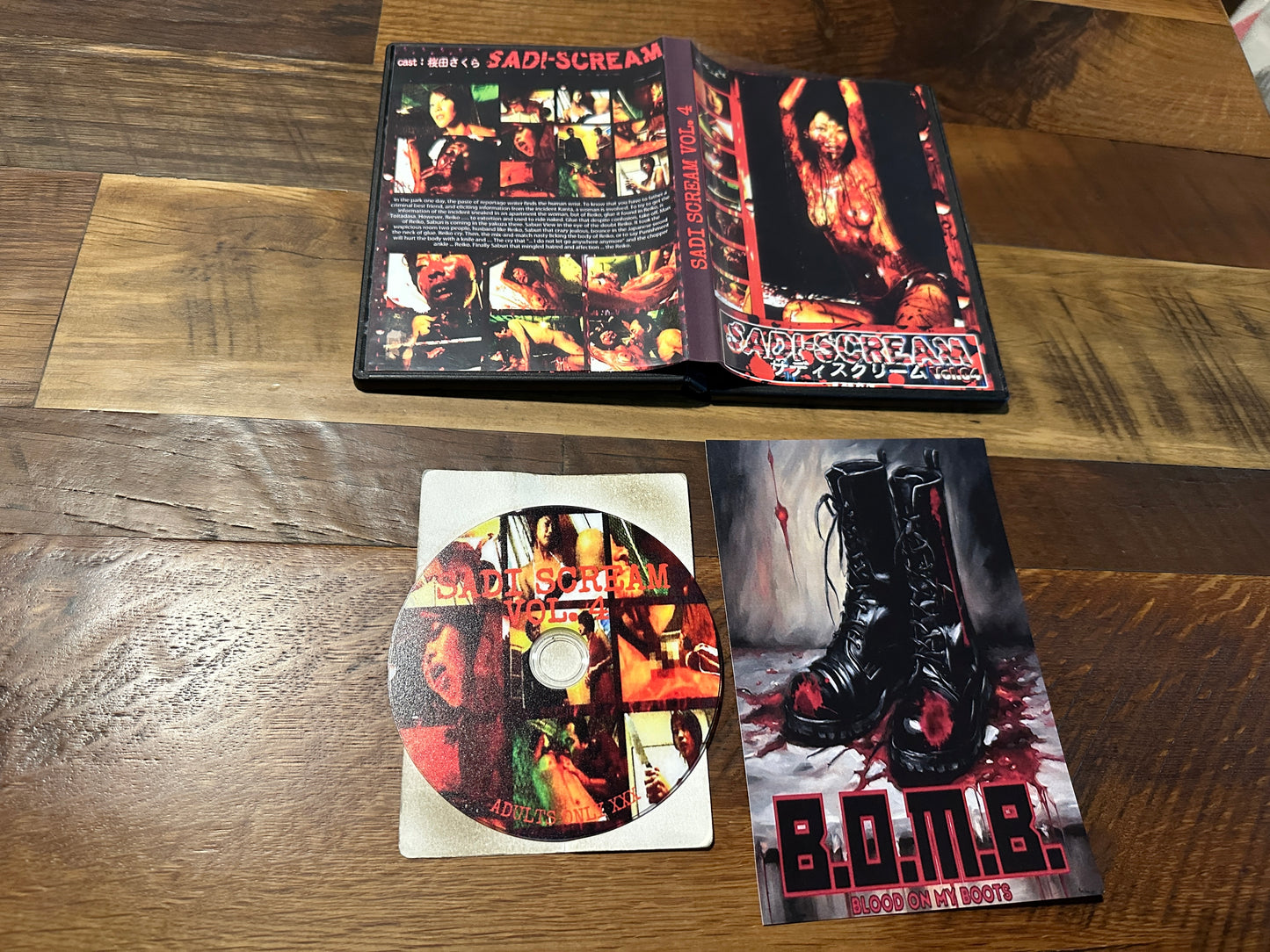 Sadi-Scream Vol. 04 (DVD-R, Very Disturbing, This Is Some Messed Sh*t)