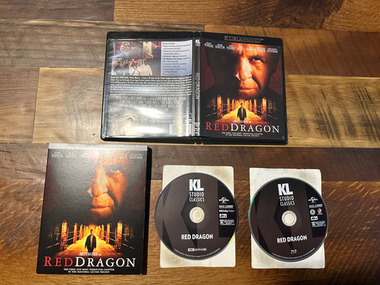 Red Dragon (4K Ultra HD/Blu ray, Kino Lorber, Slipcover, 2002 Horror)