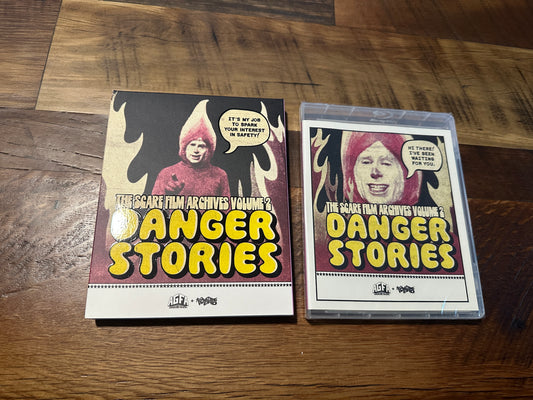 The Scare Films Archives Volume 2 Danger Stories (Blu ray, Vinegar, Slip, NEW)