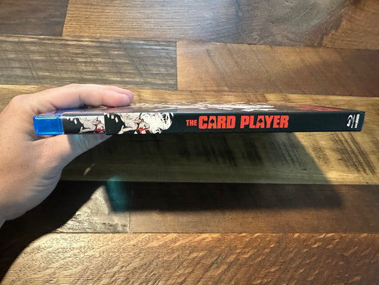 The Card Player Blu ray-Scorpion Releasing-Slipcover-Dario Argento