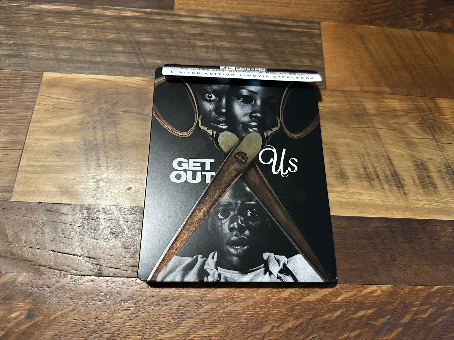 Get Out & US 4K Ultra HD/Blu ray-Steelbook-Universal-No Digital