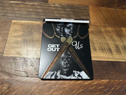 Get Out & US 4K Ultra HD/Blu ray-Steelbook-Universal-No Digital