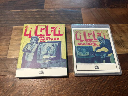 The AGFA Mystery Mixtape Vault Blu ray-Vinegar Syndrome Partner Label-Slip-NEW