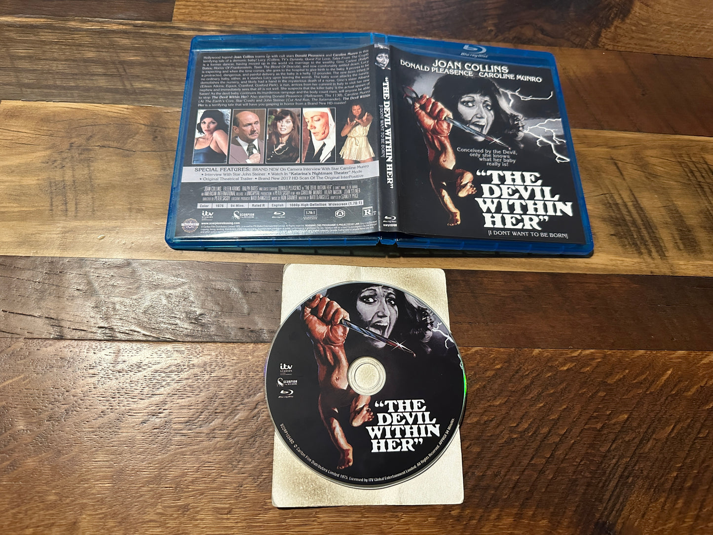 The Devil Within Her (Blu ray, Scorpion Releasing, 70’s Horror)