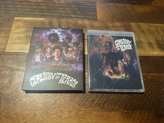 Cemetery of Terror Blu ray-Vinegar Syndrome-Slipcover-NEW/Sealed