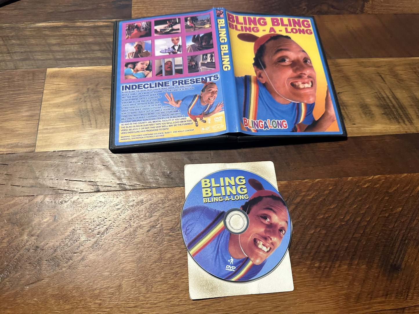 Bling Bling DVD-Bling-A-Long-Extremely Rare-World’s #1 Crackhead-Bizarre-