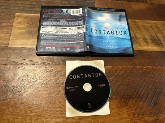 Contagion 4K Ultra HD-Warner Bros-Widescreen-2011 Horror-No Digital