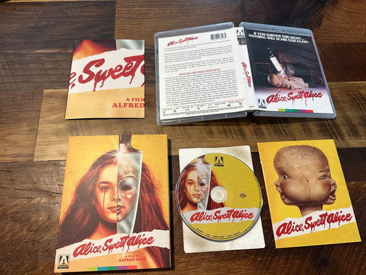 Alice, Sweet Alice Blu ray-Arrow Video-Rare Slipcover-Booklet-70’s Horror