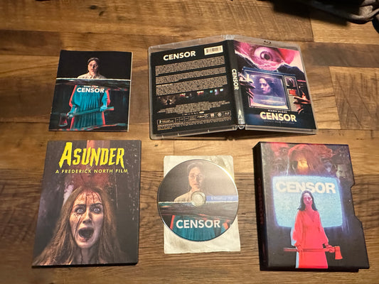 Censor (Blu ray, Vinegar Syndrome, Hard Slipcover, Horror)