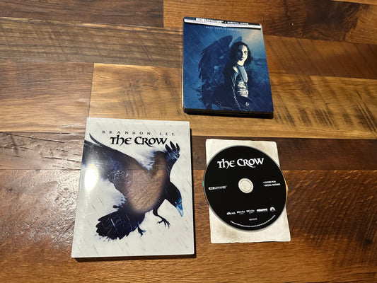 The Crow (4K Ultra HD, Steelbook, Slipcover, 30th Anniversary, No Digital)
