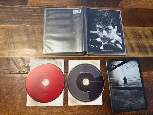 Raging Bull 4K Ultra HD/Blu ray-Criterion Collection-2 Disc-Robert De Niro