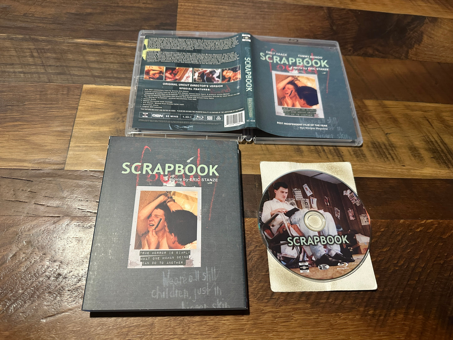 Scrapbook (Blu ray, Vinegar Syndrome Partner Label, Slipcover,)